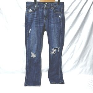 7 For All Mankind Slimmy Light Blue Jeans sz 34